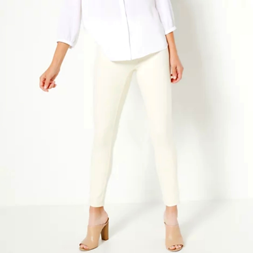 NEW Fresh Ivory Cream 5X Women With Control Plus Tummy Smooth & Sleek Leggings